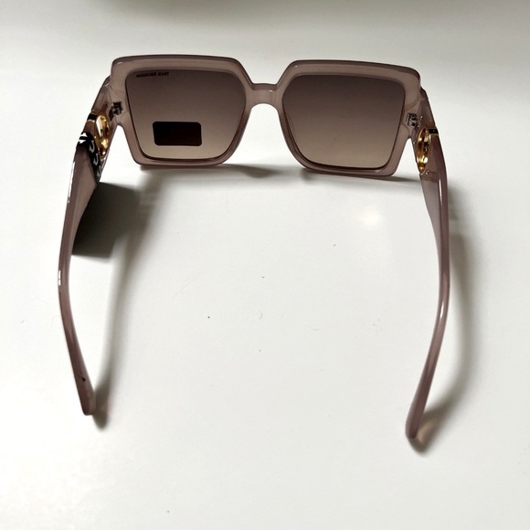 New Original TRUE RELIGION Square Oversized Sunglasses Translucid Pink Acetate main image 6
